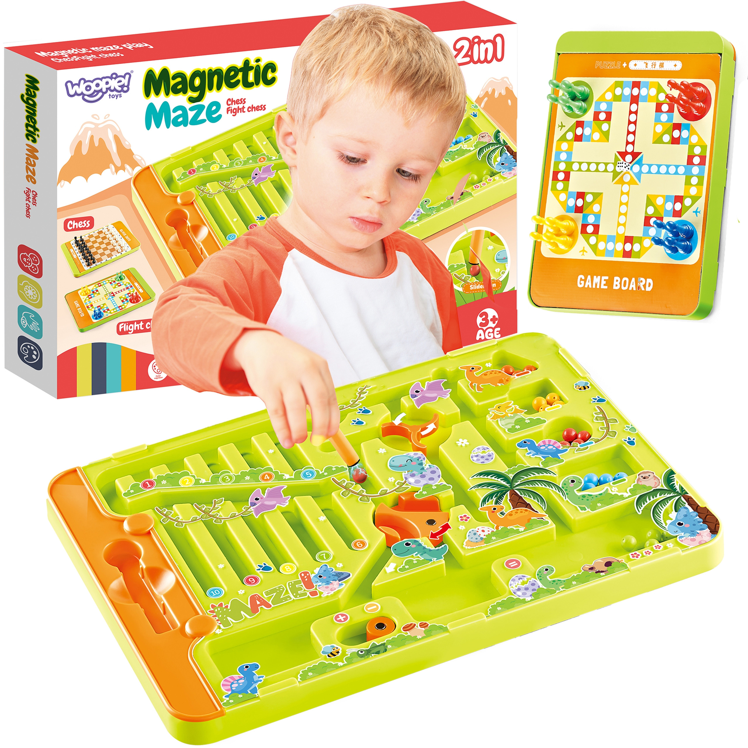 export WOOPIE Magnetic Maze 2 in 1 Ludo Game - Image 1