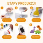 Gipso liejimo ir dažymo rinkinys Dinozaurai 55327 - Image 3