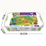 Kinetinis smėlis 1.5 kg su formelėmis 54825 - Image 4