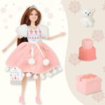 Lėlė Kalėdų Princesė su Meškučiu 57956 - Image 2