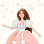 Lėlė Kalėdų Princesė su Meškučiu 57956 - Image 4