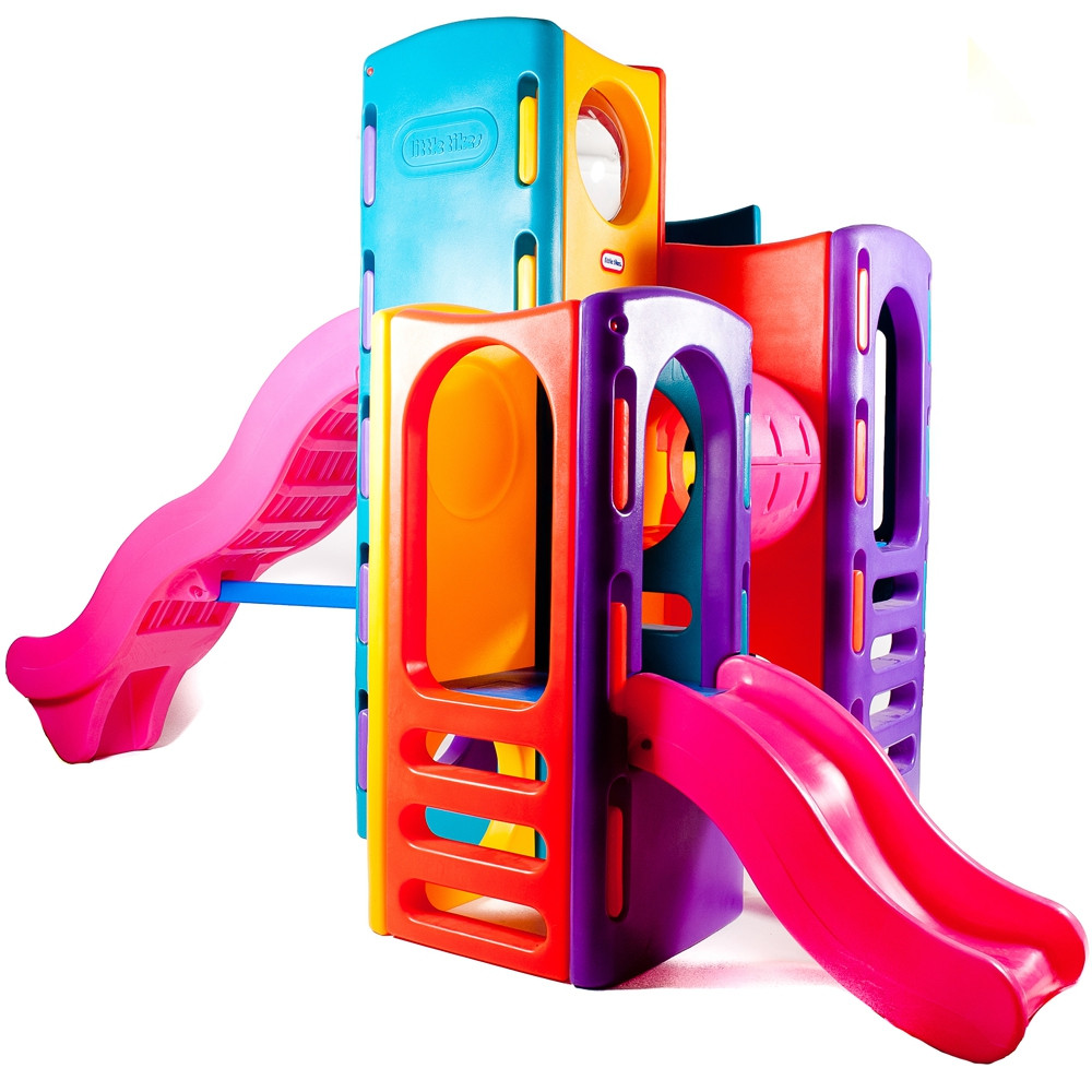 export „Little Tikes“ didelis žaidimų aikštelės rinkinys „Monkey Grove“ su čiuožyklomis 4370 - Image 1
