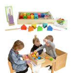MASTERKIDZ Didelis medinis montessori varstymo žaidimas ME03980