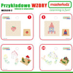 MASTERKIDZ Medinis Edukacinis Stalas + STEM Sienos Priedai + 563 Blokai ME25319-2 - Image 3