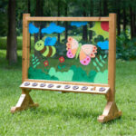 MASTERKIDZ Skaidri Akrilo Piešimo Lenta + Puodeliai MK0001