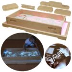 MASTERKIDZ smėlio žaidimų padėklas LED šviesos panelei ME09623