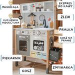 Medinė interaktyvi virtuvė su skalbimo mašina ir lenta 53538 - Image 8