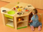 Medinė kampinė virtuvėlės spintelė ME03553 - Image 5