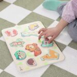 Medinė montessori dėlionė Gyvūnai CW40069 - Image 4