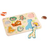 Medinė montessori dėlionė Gyvūnai CW40069