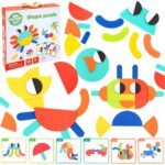 Medinė Montessori formų dėlionė 44954