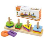 Medinė Montessori Formų rūšiuoklė 50968