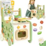 Medinė virtuvė 2 in 1 Stumdukas CW10521