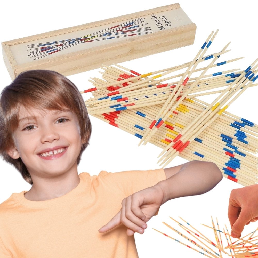 export-4451 Mediniai mikado pagaliukai dėžutėje 41 vnt. 56676 - Image 1