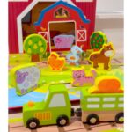 Medinis ūkio lagaminas su figūrėlėmis ir transporto priemonėmis TJ459 - Image 2