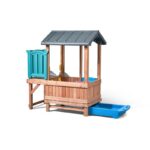 Medinis žaidimų namelis su čiuožykla 4906KR - Image 16