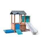 Medinis žaidimų namelis su čiuožykla 4906KR - Image 18