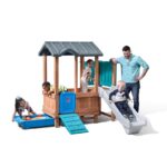Medinis žaidimų namelis su čiuožykla 4906KR - Image 23