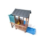 Medinis žaidimų namelis su čiuožykla 4906KR - Image 24