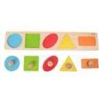 Montessori figūrų dėlionė su rankenėlėmis CW3644 - Image 2