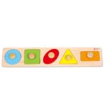 Montessori figūrų dėlionė su rankenėlėmis CW3644 - Image 6