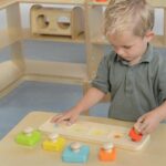 Montessori spalvų ir dydžių rūšiavimo dėlionė ME03881 - Image 3