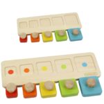 Montessori spalvų ir dydžių rūšiavimo dėlionė ME03881 - Image 7