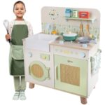 Multifunkcinė medinė virtuvė su skalbykle ir priedais CW50641