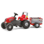Rolly Toys Traktorius su pedalais ir priekaba 800261