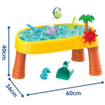 Vandens stalas 2in1 smėlio dėžė Piratų Laivas 8 priedai 46293 - Image 11