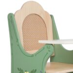 Vintažinė medinė lėlės maitinimo kėdutė CW50631 - Image 4