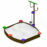 Smėlio dėžė | skirtingų dydžių PS-008