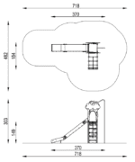 Kompleksinė lauko žaidimų aikštelė ZZGL/0044 - Image 3