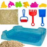 Kinetinio smėlio 0.5 kg rinkinys su formelėmis 548010 - Image 3