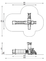 Kompleksinė lauko žaidimų aikštelė ZZPL/0026 - Image 3