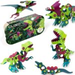 Magnetinis origami konstruktorius Dinozaurai 36 vnt. CL-DINO-0408