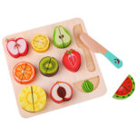 Montessori vaisių pjaustymo rinkinys 20 vnt. CW5012 - Image 2