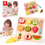 Montessori vaisių pjaustymo rinkinys 20 vnt. CW5012