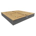 AXI smėlio dėžė XXL Ella 150 x 150 pilka A031.011.02 - Image 4