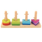 Formų rūšiuotojas su spalvingais Montessori blokais TK497 - Image 6