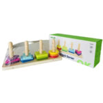 Formų rūšiuotojas su spalvingais Montessori blokais TK497 - Image 7