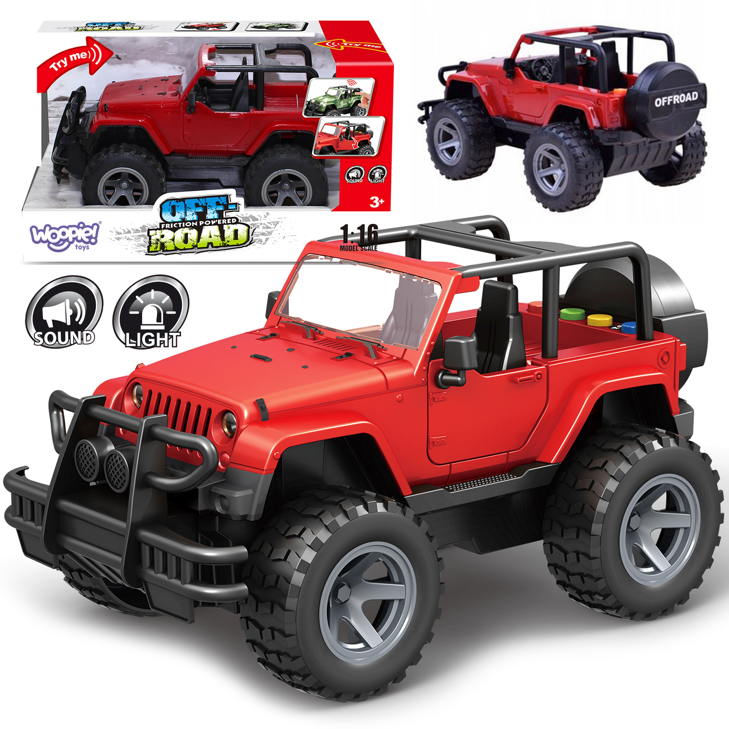 export Jeep Automobilis Visureigis su Garsu ir Šviesa 48877 - Image 1