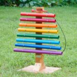 MASTERKIDZ Vaivorykštės muzikos bokštas Ksilofonai ME30924 - Image 3