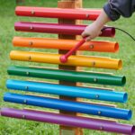 MASTERKIDZ Vaivorykštės muzikos bokštas Ksilofonai ME30924 - Image 4