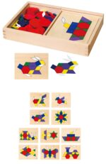 Medinė mozaika Geometrija 148 dalys 50029