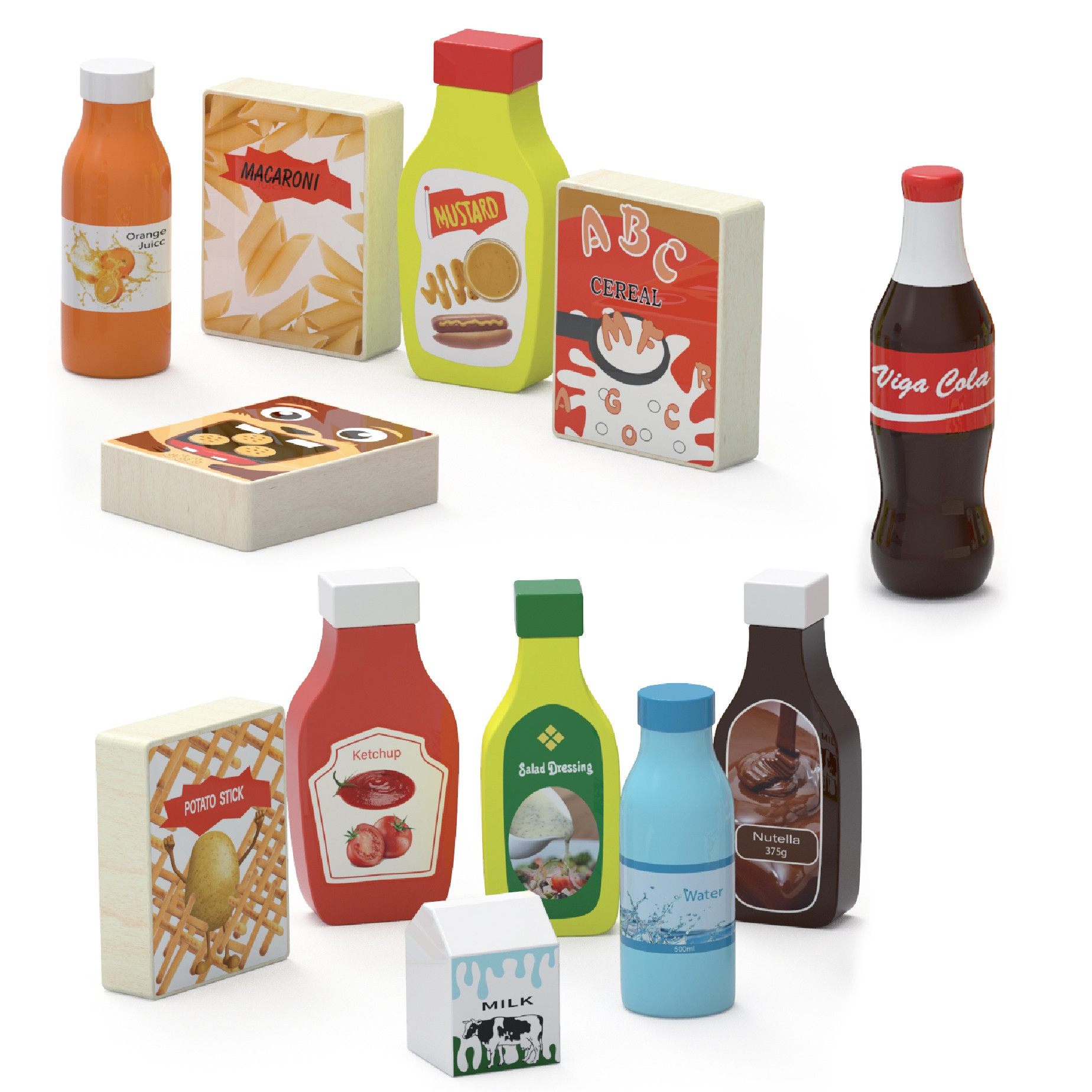 export Medinių užkandžių ir gėrimų rinkinys 44524 - Image 1