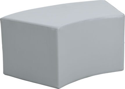 Pusapvalis pufas MINI | įvairių spalvų - 101796 šv. pilka