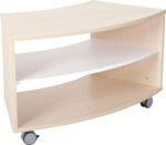„Quadro“ – 1/8 apskritimo formos S spintelė su ratukais