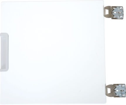 Mažos durelės Quadro baldams tvirtinamos prie pertvaros - Balta 092238