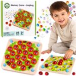 Atminties medinis edukacinis atminties žaidimas Boružėlės 52739